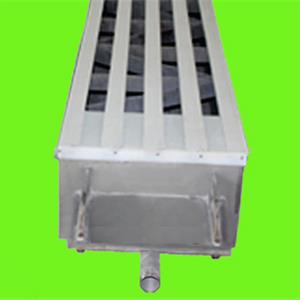 Water leg wet suction box ceramic panel
