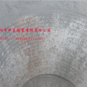 Wear-resisting ceramic lining board for steel material recycling trough